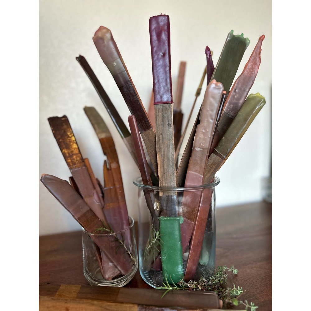 Fire starter beeswax sticks